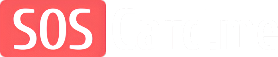 Logo SOS CARD ME